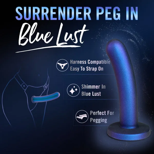 Surrender Intermediate 575 Inch Silicone Beginner Pegging Dildo Blush Anal