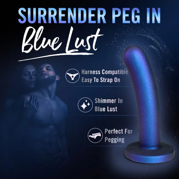 Surrender Intermediate 575 Inch Silicone Beginner Pegging Dildo Blush Anal