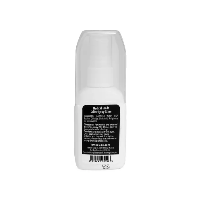 Tattoo Goo Medical Grade Saline Spray 2oz Case of 12 Tattoo Goo Female Sex Toys