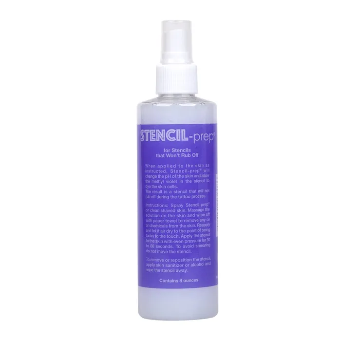 Tatu Derm Vibrators TatuDerm Inkjet StencilPrep 8oz Spray Bottle