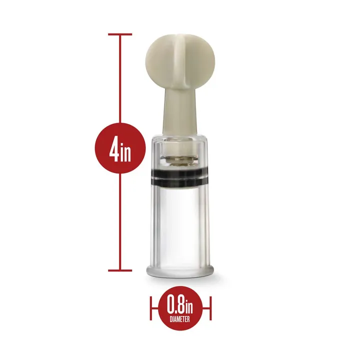 Temptasia Clit And Nipple Twist Suckers Clear Set Of 3 Blush Novelties Anal