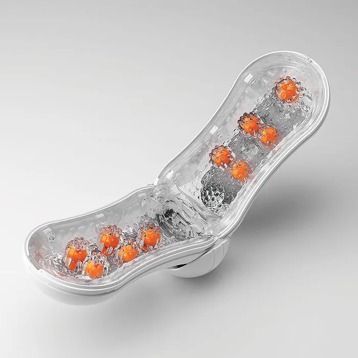 Tenga Male Sex Toys Tenga Flip Orb Discreet Penis Masturbator Orange Crash
