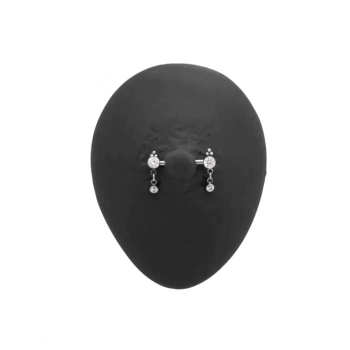 Tilum 14g 916 Simple Dangle Jewel Titanium Threadless Nipple Barbell Tilum Nipple Clitoral Toys