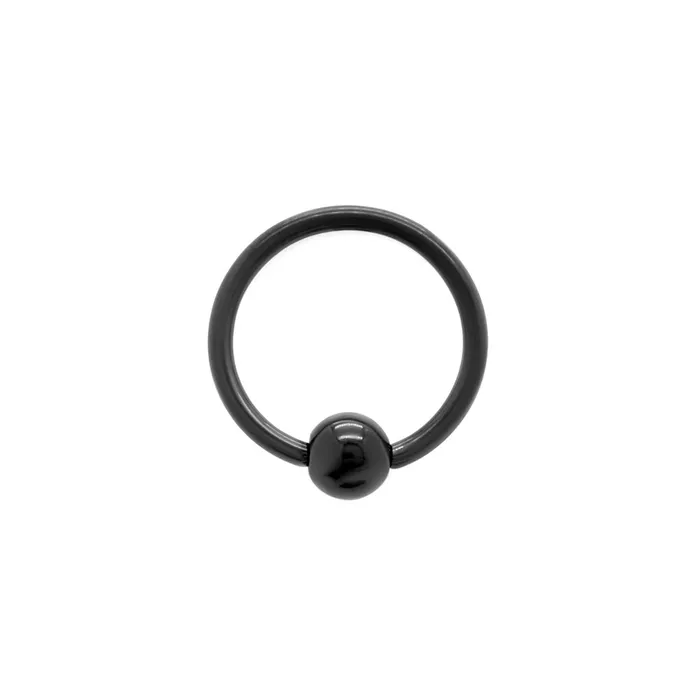 Tilum 16g PVD Black Titanium Captive Bead Ring Price Per 1 Tilum Anal