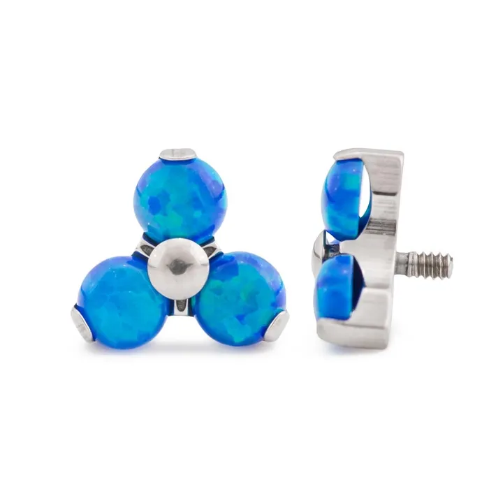 Tilum Male Sex Toys Tilum 18g16g Internally Threaded Titanium Opal Trinity Top Large Price Per 1 Tilum Male Sex Toys Tilum 18g16g Internally Threaded Titanium Opal Trinity Top Large Price Per 1