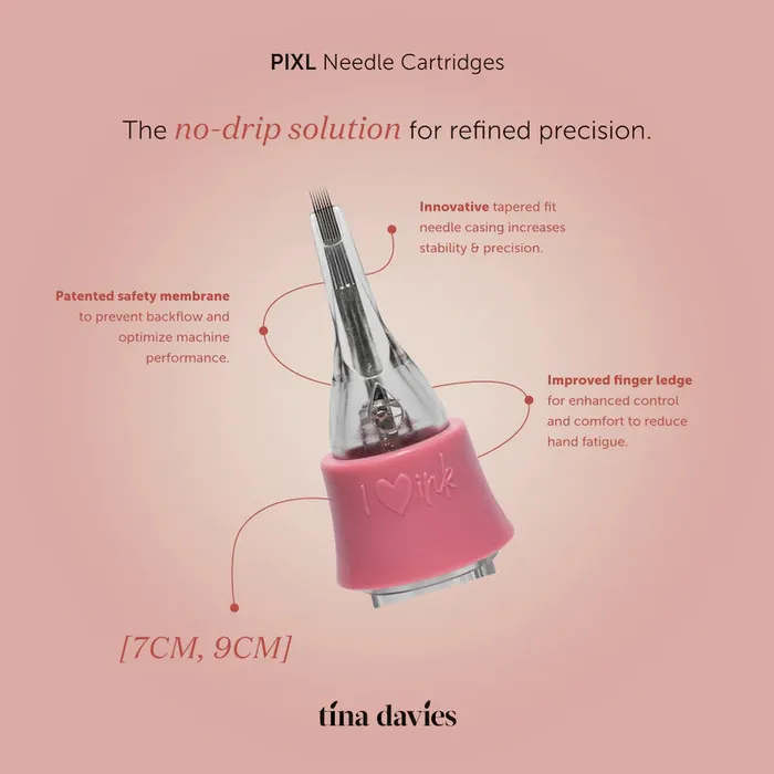 Tina Davies NonInk Female Sex Toys Tina Davies PIXL Needle Cartridges Box of 10