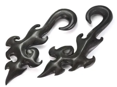 TRIBAL ETIC Hanger Black Wood Natural Body Jewelry 4mm 12 Price Per 1 Elementals Organics Anal TRIBAL ETIC Hanger Black Wood Natural Body Jewelry 4mm 12 Price Per 1 Elementals Organics Anal