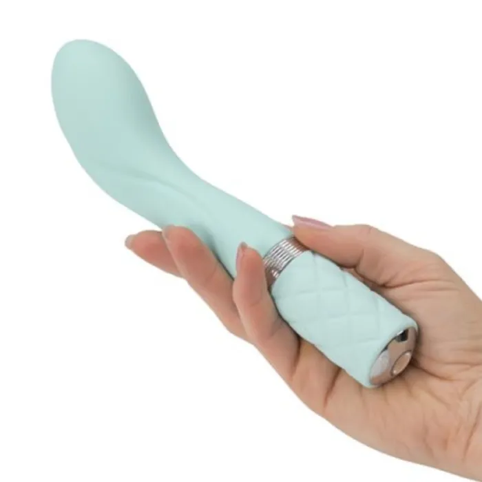 Vibrators BMS Enterprises Pillow Talk Sassy Rumbly Rechargeable Gspot Vibrator Teal Vibrators BMS Enterprises Pillow Talk Sassy Rumbly Rechargeable Gspot Vibrator Teal