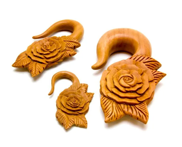 Vibrators Elementals Organics ROSE Saba Wood Hanger Price Per 2