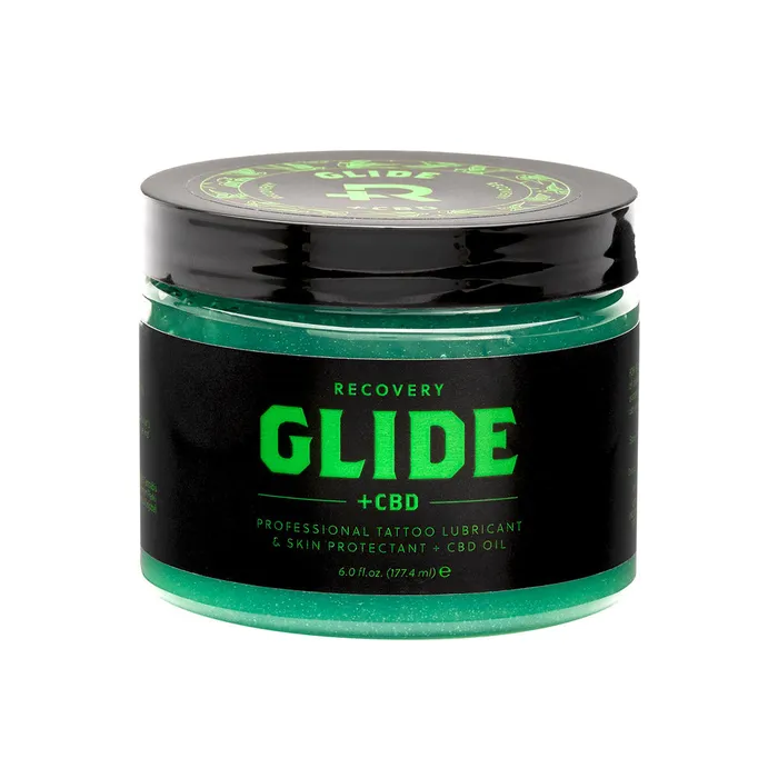 Vibrators Recovery Recovery Tattoo Glide CBD 6 fl oz Jar