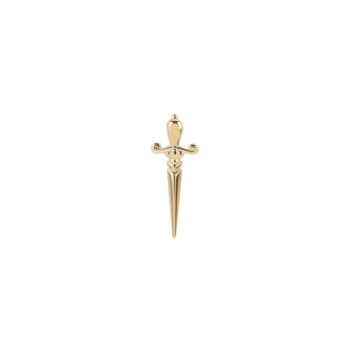 Vibrators Tilum Tilum 14kt Gold Dagger Threadless Top Price Per 1