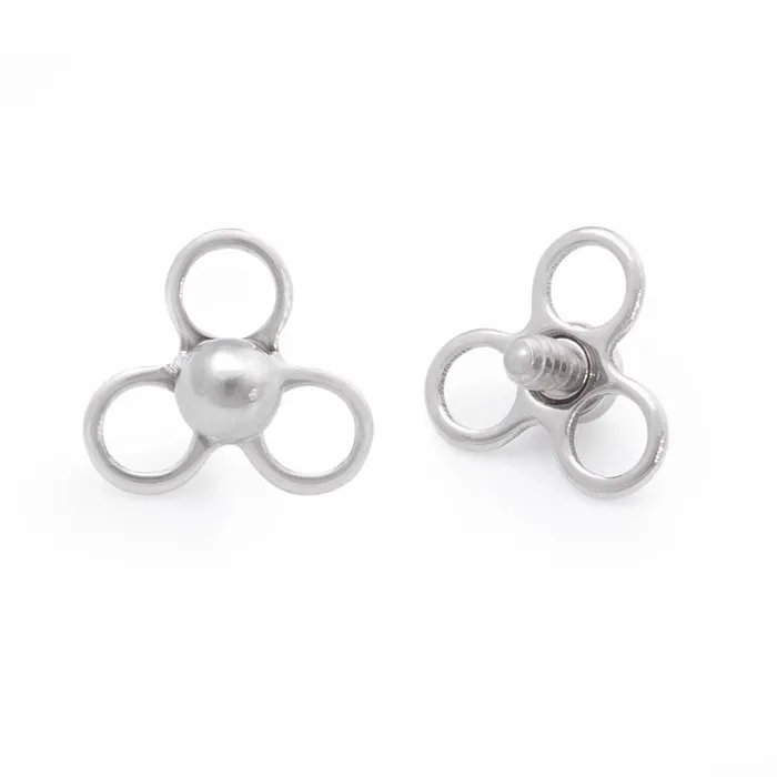 Vibrators Tilum Tilum 18g16g Internally Threaded Trinity Loop Titanium Top Price Per 1 Vibrators Tilum Tilum 18g16g Internally Threaded Trinity Loop Titanium Top Price Per 1