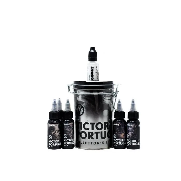 Victor Portugal Set of 6 Radiant Colors Tattoo Ink Radiant Anal
