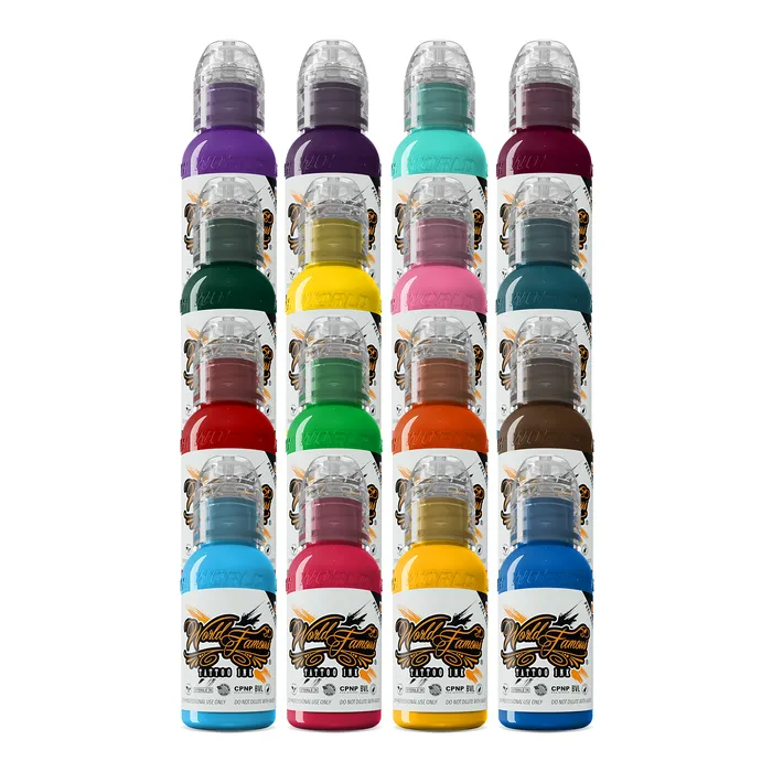 World Famous Hori Hui Taiwanese Set World Famous Tattoo Ink 1oz Anal