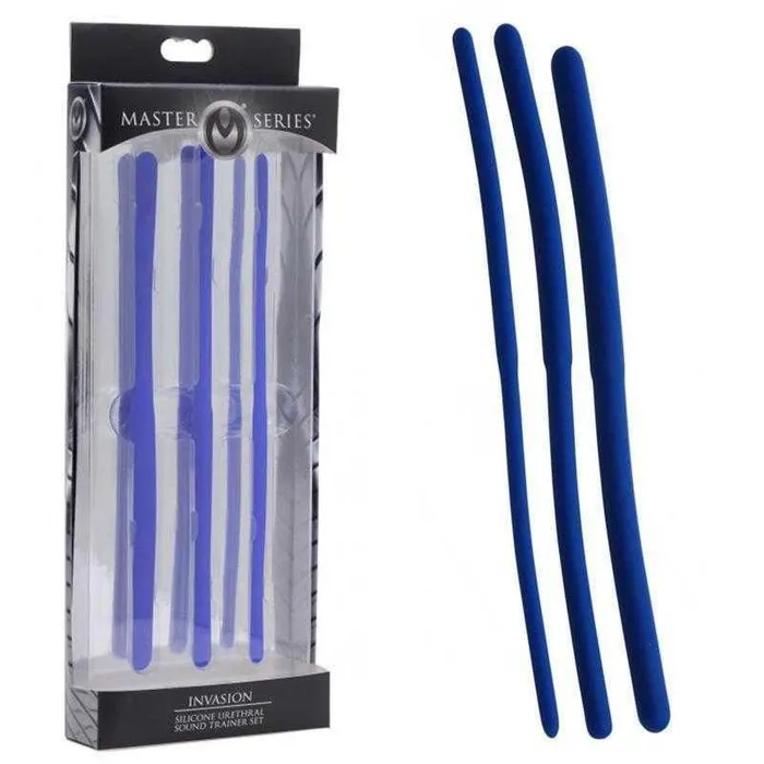 XR Brand Male Sex Toys Master Series Invasion Silicone Urethral Sound Trainer Set XR Brand Male Sex Toys Master Series Invasion Silicone Urethral Sound Trainer Set