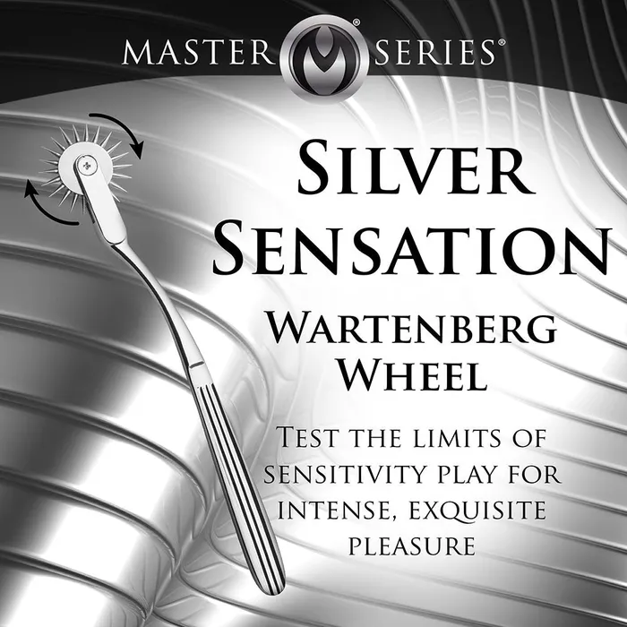 XR Brands Anal Master Series Silver Sensation Wartenberg Wheel