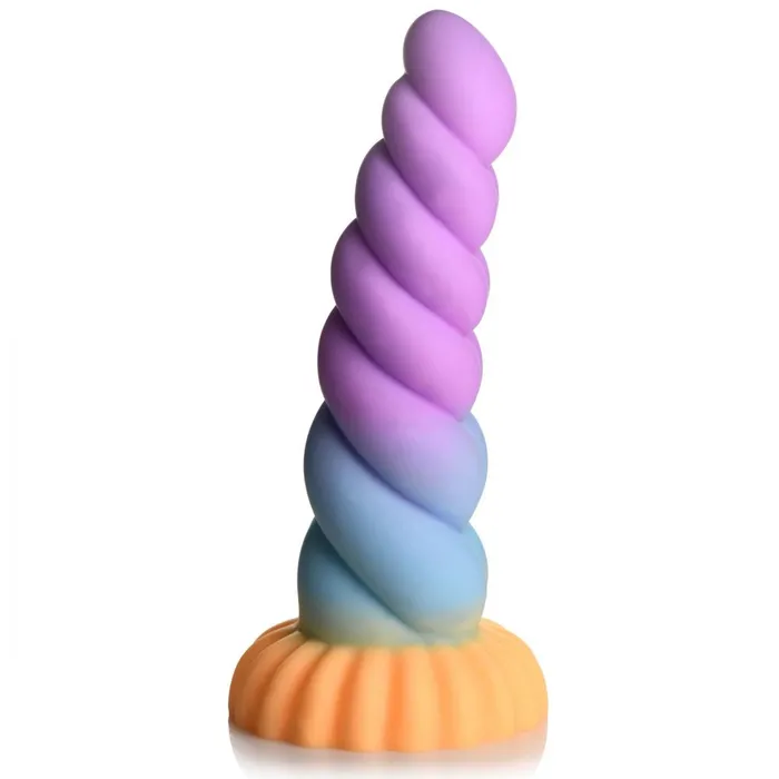 XR Brands Anal Mystique Thick 8 Inch Silicone Unicorn Dildo