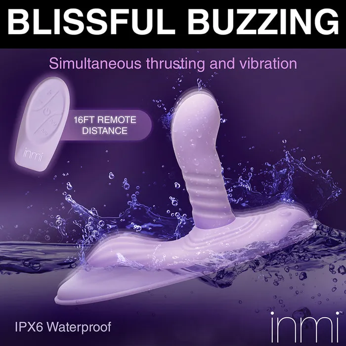 XR Brands Thrust N Grind Thrusting Vibrating Silicone Grinder with Remote Female Sex Toys